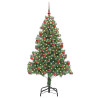 Árbol de Navidad con 300 LED con soporte Verde 180 cm PVC 3