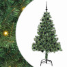 Árbol de Navidad con 300 LED con soporte Verde 180 cm PVC 2