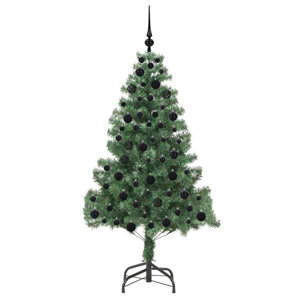 Árbol de Navidad con 300 LED con soporte Verde 180 cm PVC M 4
