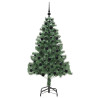 Árbol de Navidad con 300 LED con soporte Verde 180 cm PVC 4
