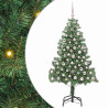 Árbol de Navidad con 300 LED con soporte Verde 180 cm PVC 2