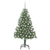 Árbol de Navidad con 300 LED con soporte Verde 180 cm PVC 3