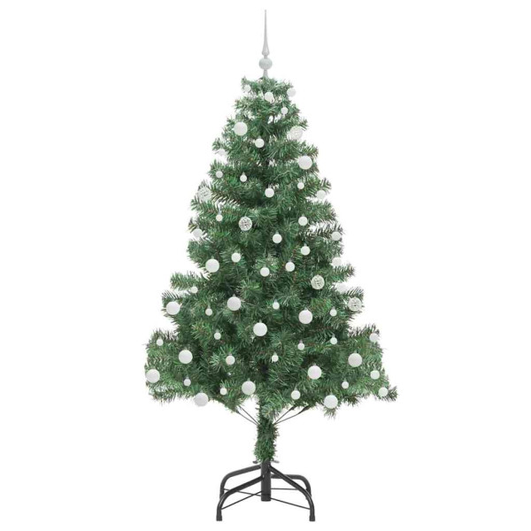 Árbol de Navidad con 300 LED con soporte Verde 180 cm PVC M 4