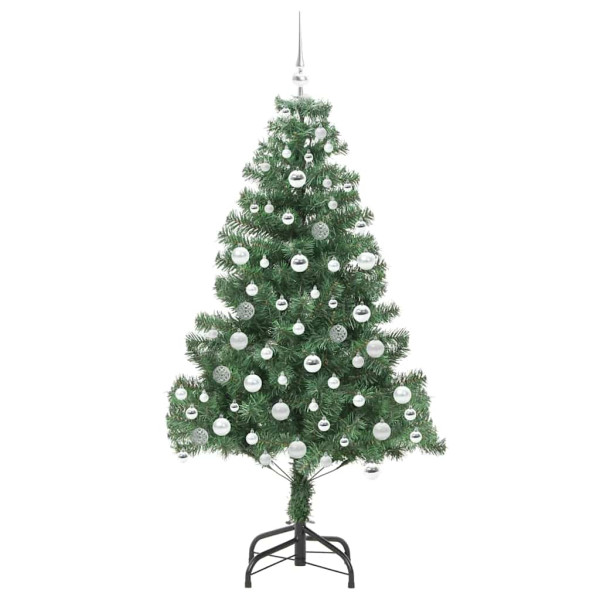Árbol de Navidad con 300 LED con soporte Verde 180 cm PVC M 4