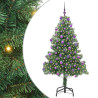 Árbol de Navidad con 300 LED con soporte Verde 180 cm PVC 2