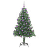 Árbol de Navidad con 300 LED con soporte Verde 180 cm PVC 4