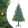 Árbol de Navidad con 300 LED con soporte Verde 180 cm PVC 2