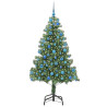 Árbol de Navidad con 300 LED con soporte Verde 180 cm PVC 3