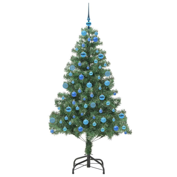 Árbol de Navidad con 300 LED con soporte Verde 180 cm PVC M 4