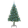 Árbol de Navidad con 300 LED con soporte Verde 180 cm PVC 4