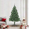 Árbol de Navidad con 300 LED con soporte Verde 210 cm PVC 1