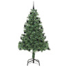Árbol de Navidad con 300 LED con soporte Verde 210 cm PVC 3