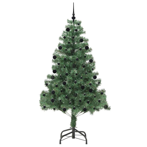 Árbol de Navidad con 300 LED con soporte Verde 210 cm PVC M 4