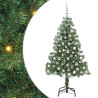 Árbol de Navidad con 300 LED con soporte Verde 210 cm PVC 2