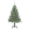 Árbol de Navidad con 300 LED con soporte Verde 210 cm PVC 3