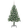Árbol de Navidad con 300 LED con soporte Verde 210 cm PVC 4