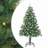 Árbol de Navidad con 300 LED con soporte Verde 210 cm PVC 2