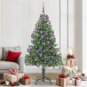 Árbol de Navidad con 300 LED con soporte Verde 210 cm PVC 1