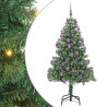 Árbol de Navidad con 300 LED con soporte Verde 210 cm PVC 2