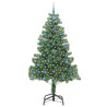 Árbol de Navidad con 300 LED con soporte Verde 210 cm PVC 3