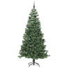 Árbol de Navidad con 300 LED con soporte Verde 240 cm PVC 3