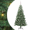 Árbol de Navidad con 300 LED con soporte Verde 240 cm PVC 2