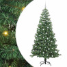 Árbol de Navidad con 300 LED con soporte Verde 240 cm PVC 2