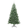 Árbol de Navidad con 300 LED con soporte Verde 240 cm PVC 3