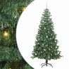 Árbol de Navidad con 300 LED con soporte Verde 240 cm PVC 2