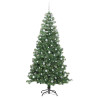 Árbol de Navidad con 300 LED con soporte Verde 240 cm PVC 3