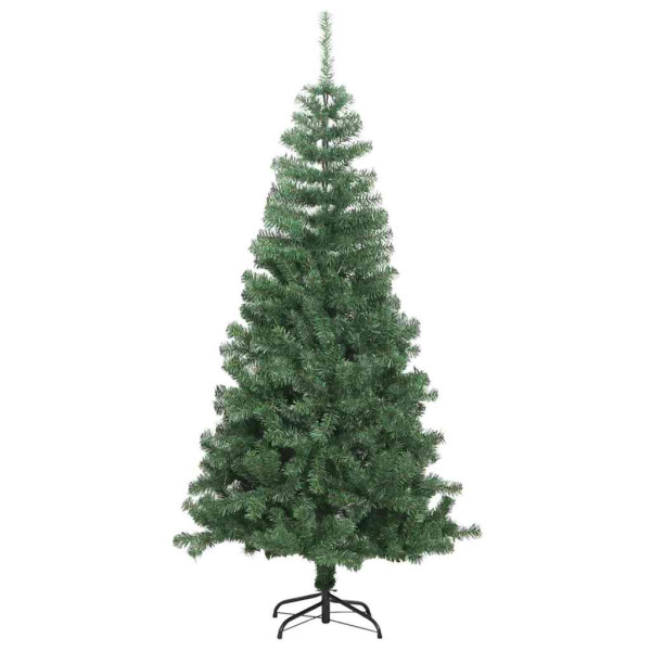 Árbol de Navidad con 300 LED con soporte Verde 240 cm PVC M 4
