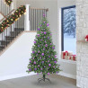 Árbol de Navidad con 300 LED con soporte Verde 240 cm PVC 1
