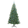 Árbol de Navidad con 300 LED con soporte Verde 240 cm PVC 2