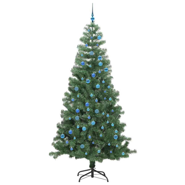 Árbol de Navidad con 300 LED con soporte Verde 240 cm PVC M 3