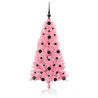 Árbol de Navidad con 150 LED con soporte Rosa 120 cm PVC 4