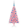 Árbol de Navidad con 150 LED con soporte Rosa 120 cm PVC 3