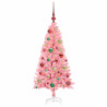 Árbol de Navidad con 150 LED con soporte Rosa 120 cm PVC 3