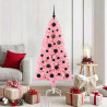 Árbol de Navidad con 150 LED con soporte Rosa 150 cm PVC 1