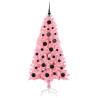 Árbol de Navidad con 150 LED con soporte Rosa 150 cm PVC 3