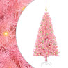 Árbol de Navidad con 150 LED con soporte Rosa 150 cm PVC 2
