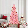 Árbol de Navidad con 300 LED con soporte Rosa 180 cm PVC 1