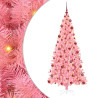 Árbol de Navidad con 300 LED con soporte Rosa 180 cm PVC 2