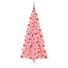 Árbol de Navidad con 300 LED con soporte Rosa 180 cm PVC 3