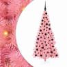Árbol de Navidad con 300 LED con soporte Rosa 180 cm PVC 2