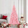 Árbol de Navidad con 300 LED con soporte Rosa 180 cm PVC 1