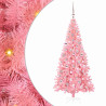 Árbol de Navidad con 300 LED con soporte Rosa 180 cm PVC 2