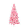 Árbol de Navidad con 300 LED con soporte Rosa 180 cm PVC 4