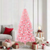 Árbol de Navidad con 300 LED con soporte Rosa 180 cm PVC 1