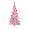 Árbol de Navidad con 300 LED con soporte Rosa 180 cm PVC 3