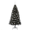Árbol de Navidad con 300 LED con soporte Negro 180 cm PVC 3